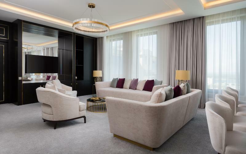 Lotte Hotel سامارا المظهر الخارجي الصورة A living room